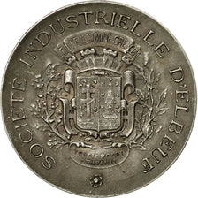 France, Médaille, Société Industrielle d'Elbeuf, TTB+, Argent