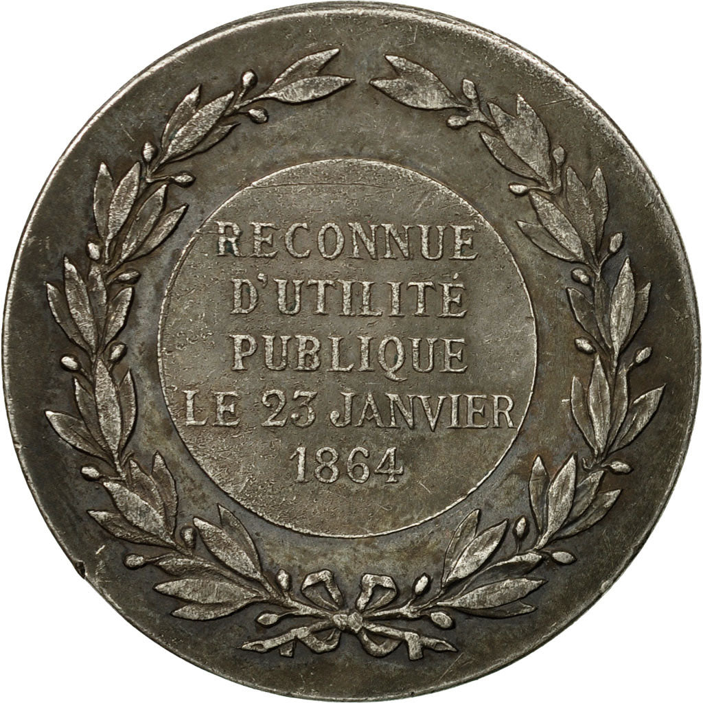 France, Médaille, Société Industrielle d'Elbeuf, TTB+, Argent