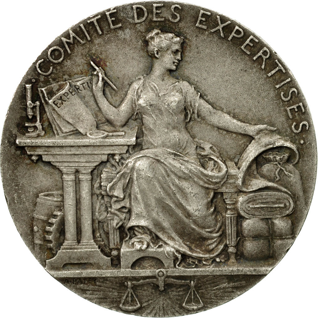 France, Medal, Commerce et Industrie, Comité des Expertises, AU(50-53), Silver