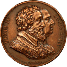 Francja, Medal, Louis XVIII, Rétablissement de la statue d'Henri IV, 1832
