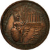 Francia, Token, Masonic, Orient de Rouen, Loge des Arts Réunis, 1808, BB+, Rame