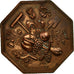 France, Token, Société centrale d'Horticulture, Rouen, 1836, Girault