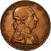 France, Medal, Le Général Lafayette, AN 9, Lienard, EF(40-45), Copper