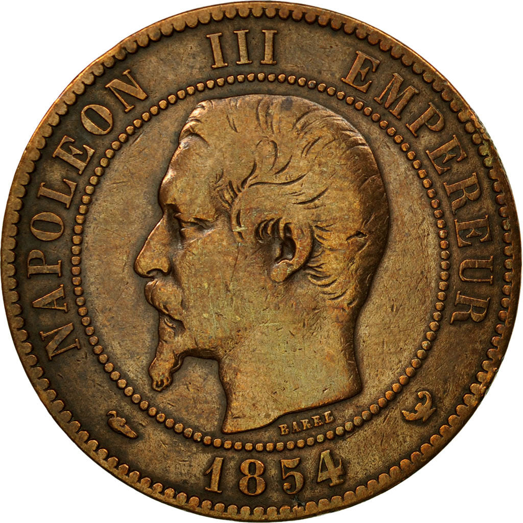 Frankrijk, Token, Napoléon III, Monument Erigé à La Bourse, 10 Centimes