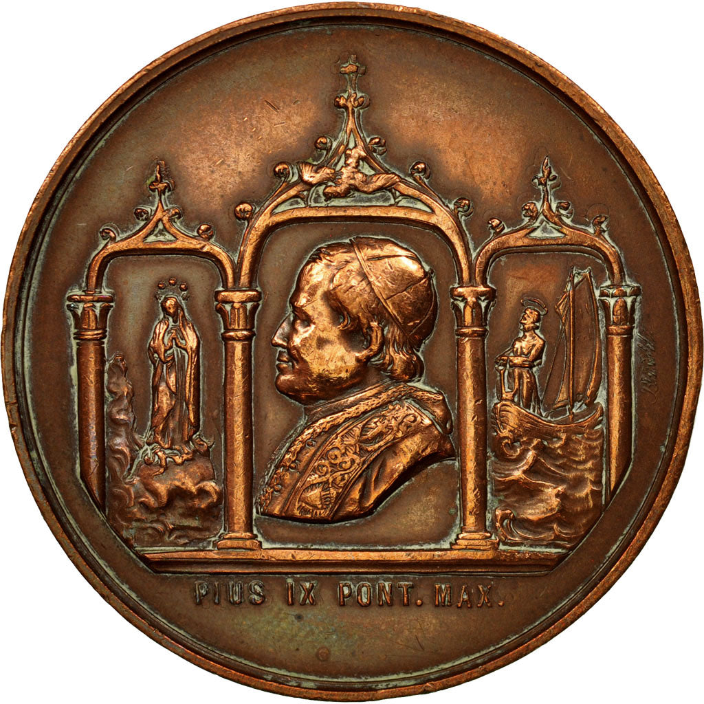 Vatican, Medal, Pie IX, Concile Oecuménique de Rome, 1869-1870, AU(50-53)