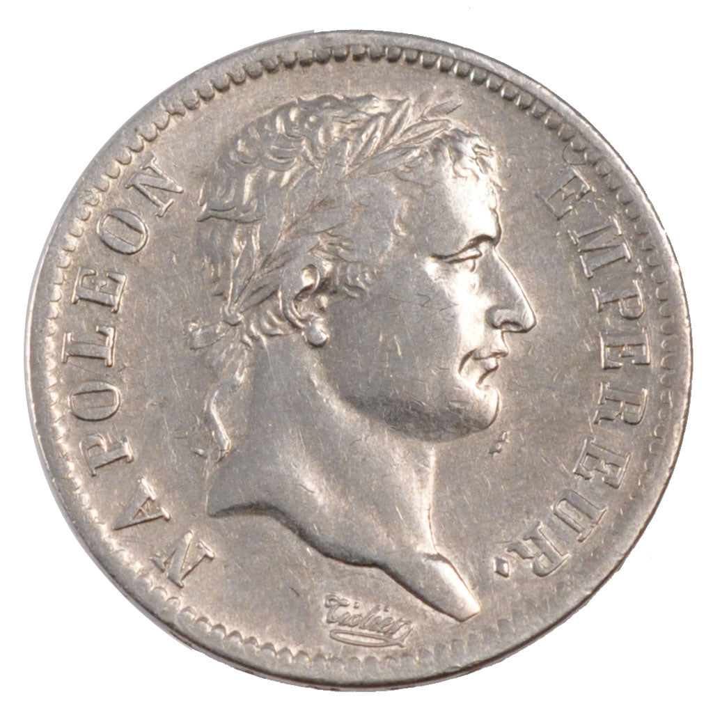France, Napoléon I, Franc, 1808, Paris, AU(50-53), Silver, KM:682.1, Gadoury...