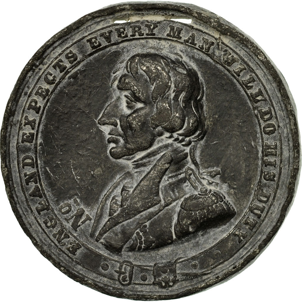 United Kingdom , Medal, Shipwrecked Mariners Society, 1861, VF(30-35), Tin