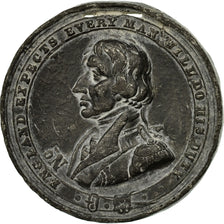 United Kingdom , Medal, Shipwrecked Mariners Society, 1861, VF(30-35), Tin