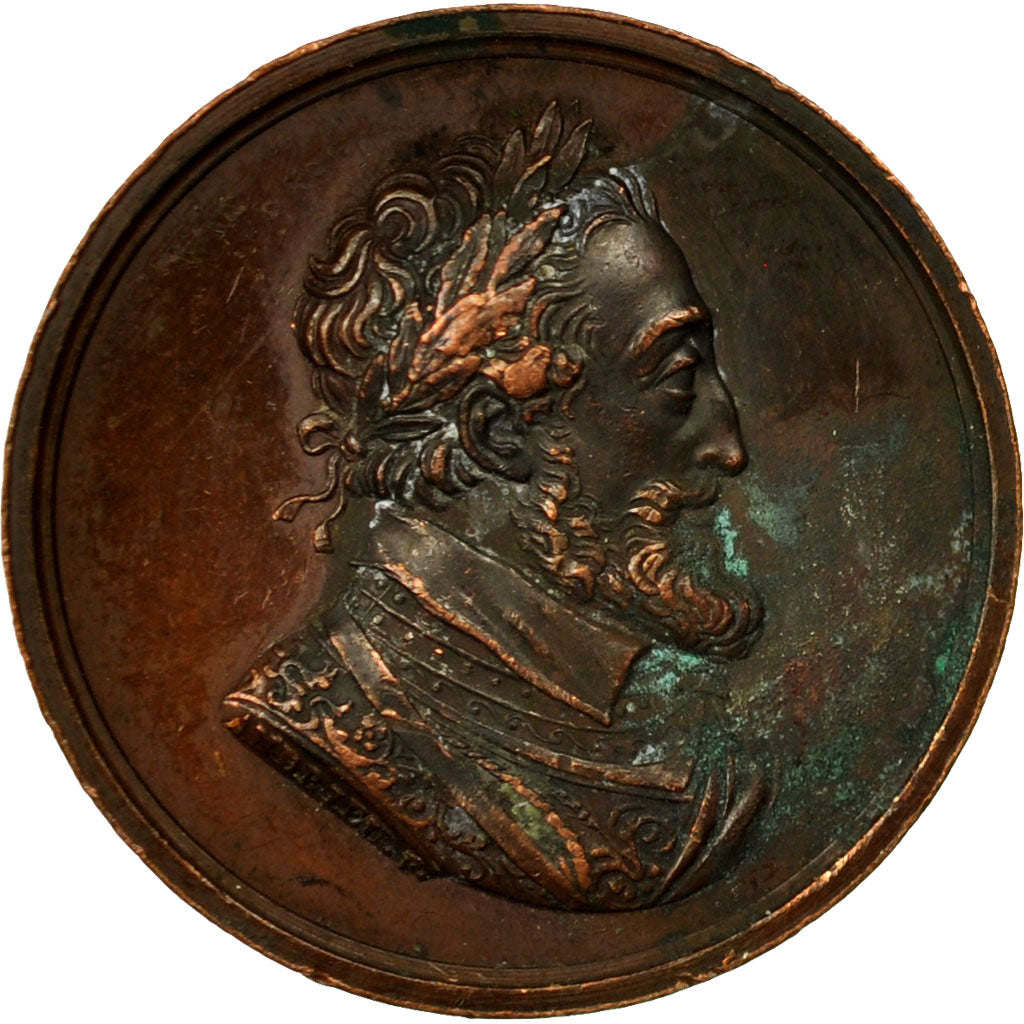 France, Medal, Charles Ferdinand Duc de Berry, 1820, Andrieu, EF(40-45), Copper