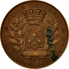France, Médaille, Concours de Manoeuvre de Pompes à Incendie, Creil, 1887