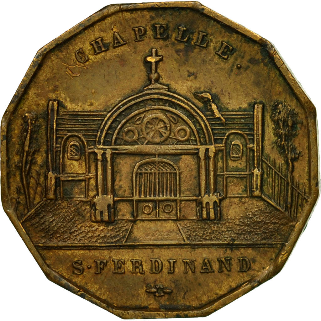 Francia, Token, Louis-Philippe Ier, Ferdinand Philippe, Duc d'Orléans, BB, Rame