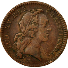 France, Jeton, Louis XV, Trésor Royal, Chambre du Trésor, 1741, TB+, Cuivre
