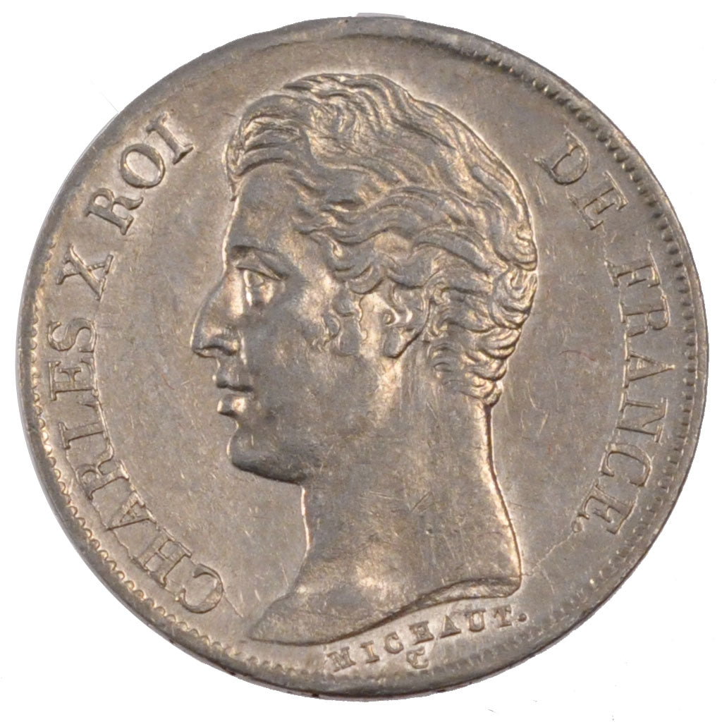 Francia, Charles X, Franc, 1825, Paris, SPL, Argento, Gadoury:450