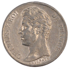 Francia, Charles X, Franc, 1825, Paris, SPL, Argento, Gadoury:450