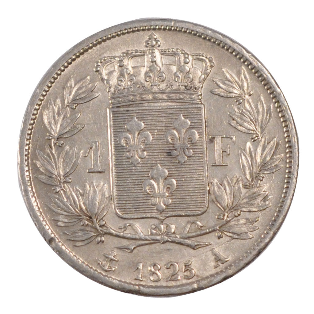 Francia, Charles X, Franc, 1825, Paris, SPL, Argento, Gadoury:450