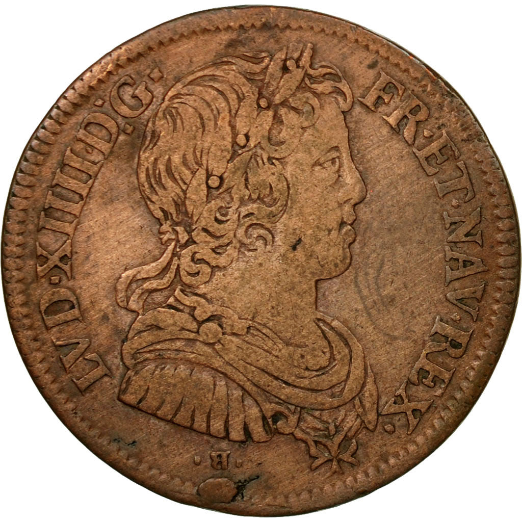 France, Token, Louis XIV, Conseil du Roi, EF(40-45), Copper
