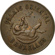 Belgium, Token, Maison Close, Palais Oriental, Bruxelles, AU(50-53), Bronze