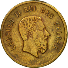 Belgium, Token, Leopold II, Grand Concours de Chant d'Ensemble, Gand, 1881