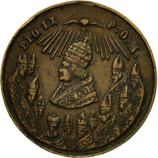 Vatican, Token, Pie IX, Concile Oecuménique de Rome, 1869, EF(40-45), Copper