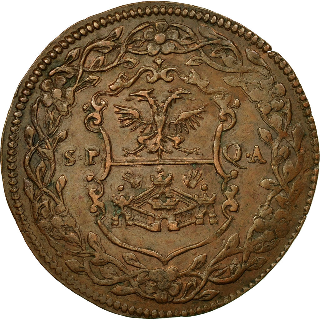 Spanish Netherlands, Token, Schatzmeister Marcellus Lebrecht, 1662, AU(50-53)