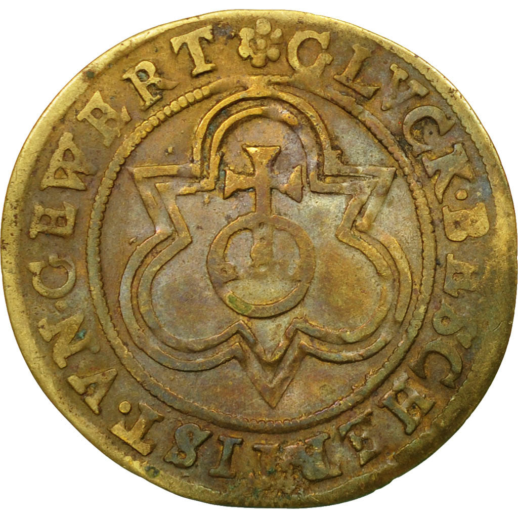 France, Token, Nuremberg, Jeton de Compte au Type du Gold Gulden, AU(50-53)