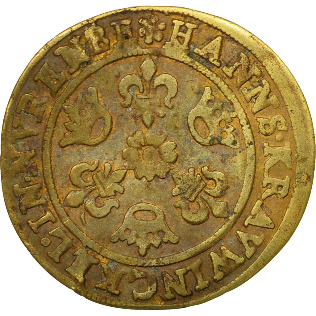 France, Token, Nuremberg, Jeton de Compte au Type du Gold Gulden, AU(50-53)