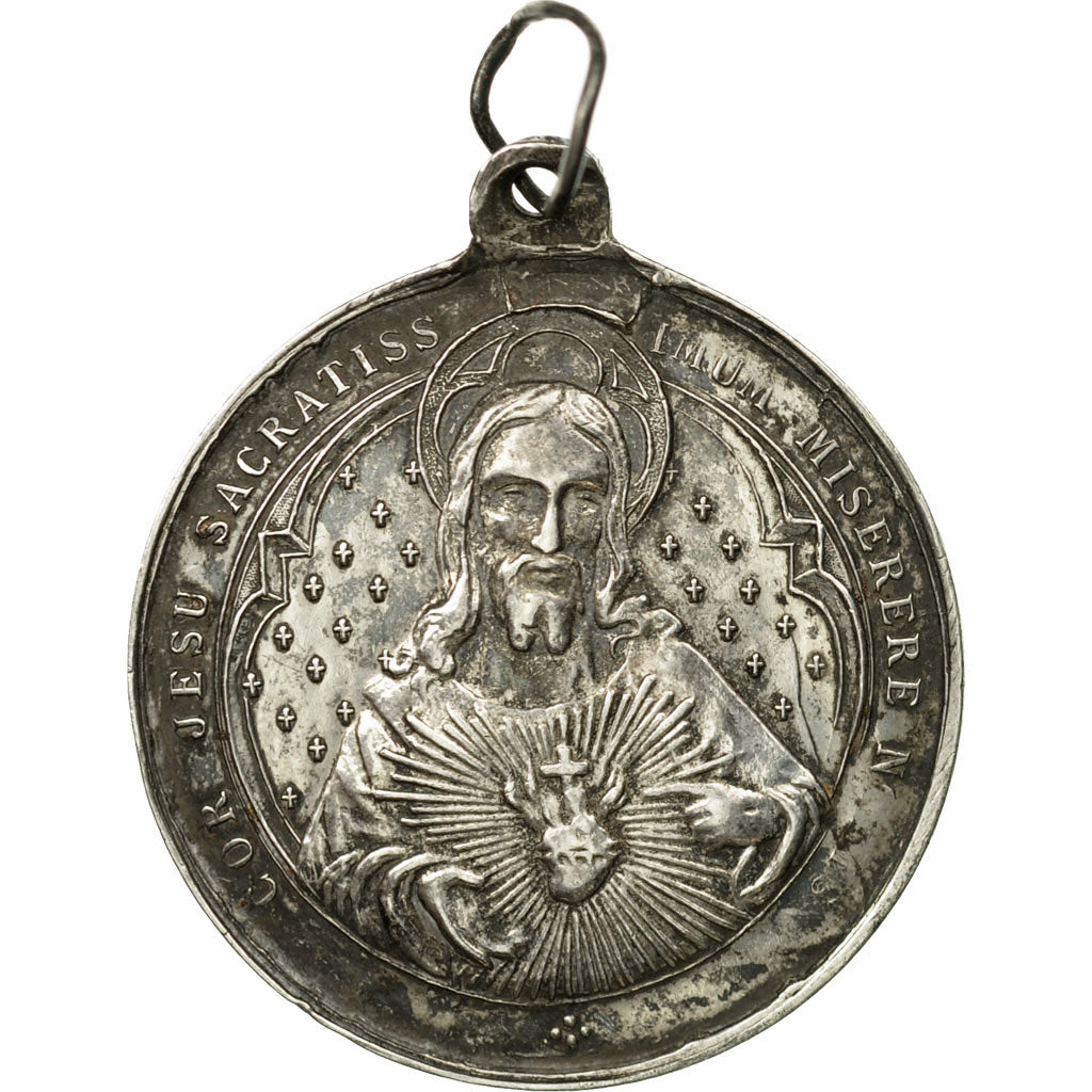 France, Medal, Religion, Jésus, AU(50-53), Silver