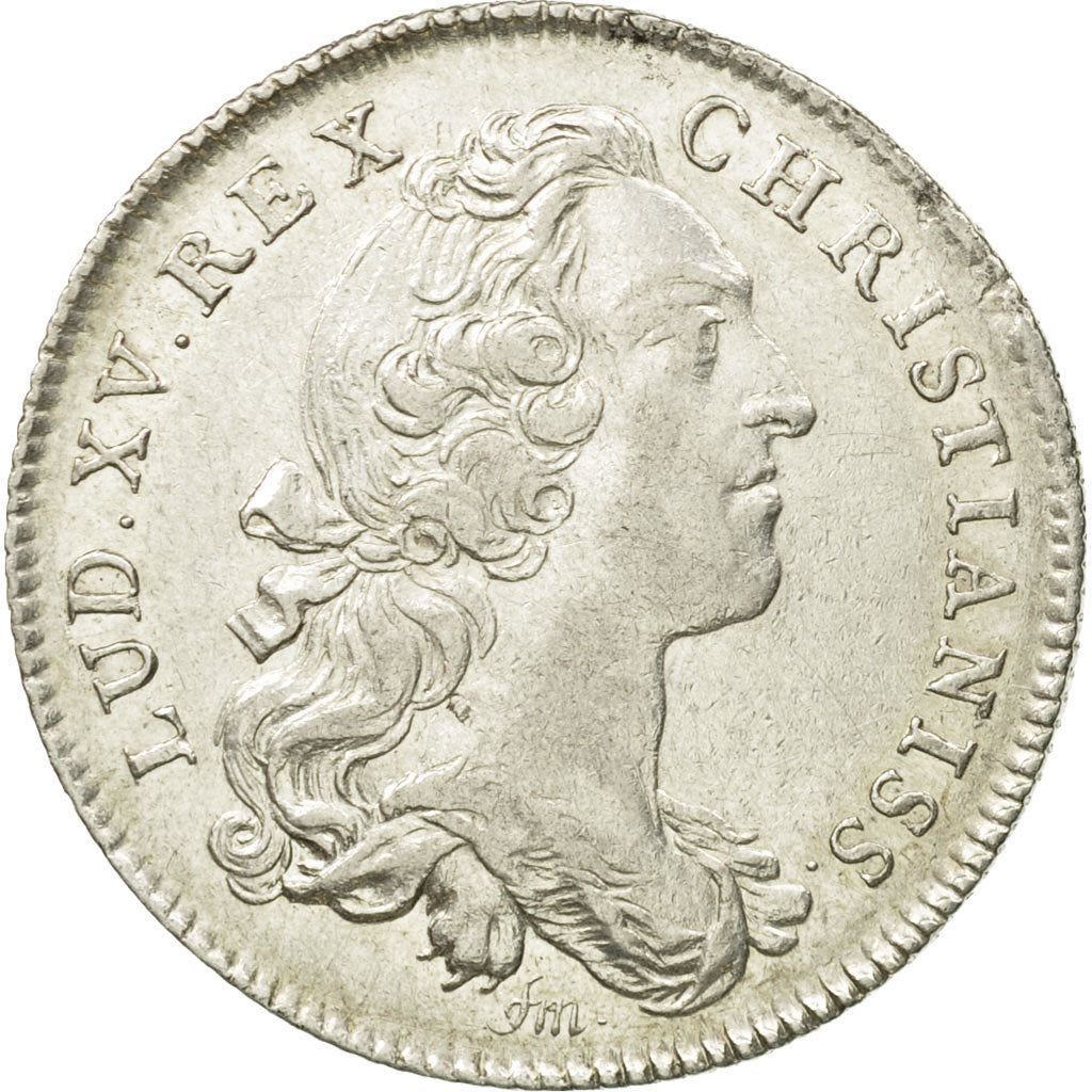 France, Token, Louis XV, Trésor Royal, 1749, AU(50-53), Silver
