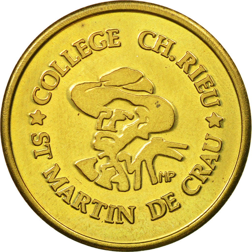 Francia, Token, Ecu, Collège Ch.Rieu, Saint-Martin de Crau, 1993, SPL