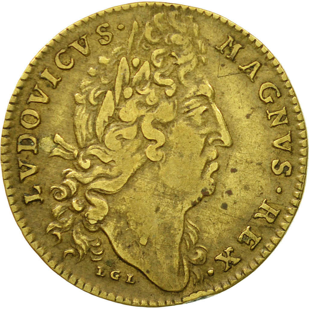 France, Token, Louis XIV, Comptabilité des Bâtiments du Roi, LGL, AU(50-53)