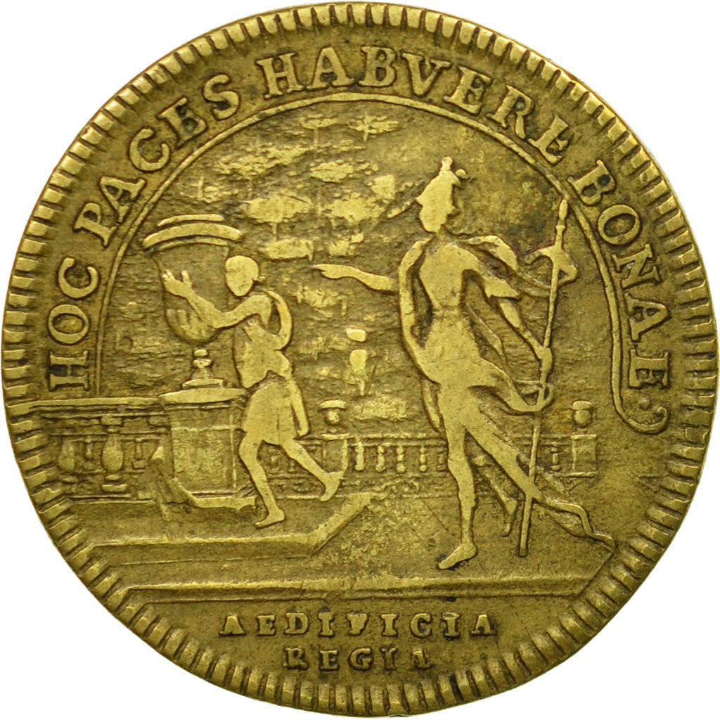 France, Token, Louis XIV, Comptabilité des Bâtiments du Roi, LGL, AU(50-53)