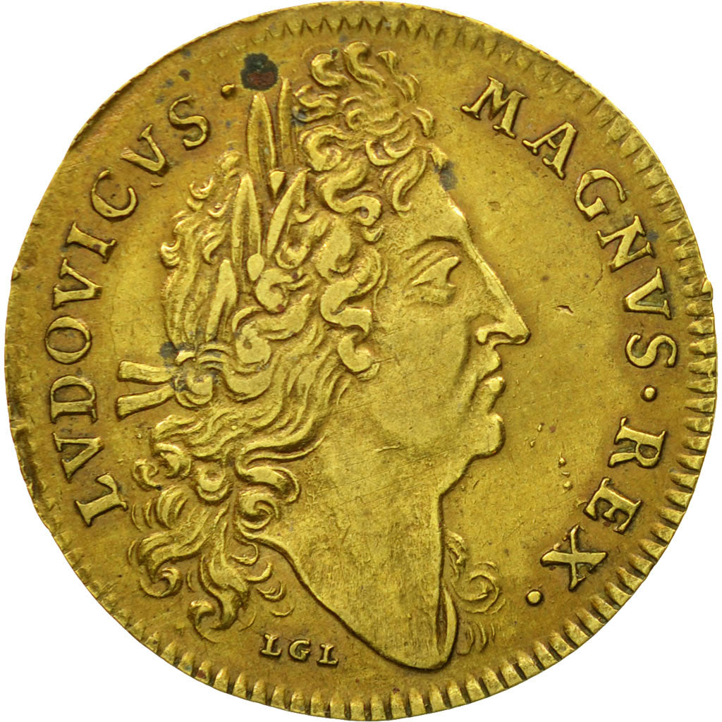 France, Token, Louis XIV, Etats de Languedoc, LGL, AU(50-53), Brass