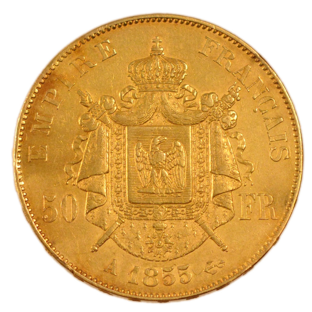 50 Francs or Napoléon III Tête Nue