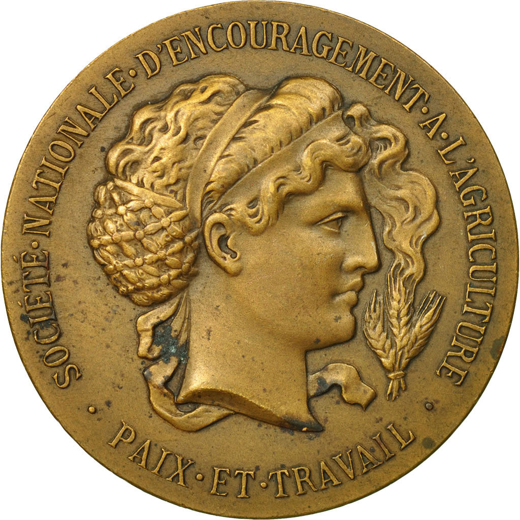 Frankreich, Medaille, Société Nationale d'encouragement à l'agriculture, SS+