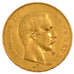 FRANCE, Napoléon III, 50 Francs, 1856, Paris, KM #785.1, AU(50-53), Gold, Gadour