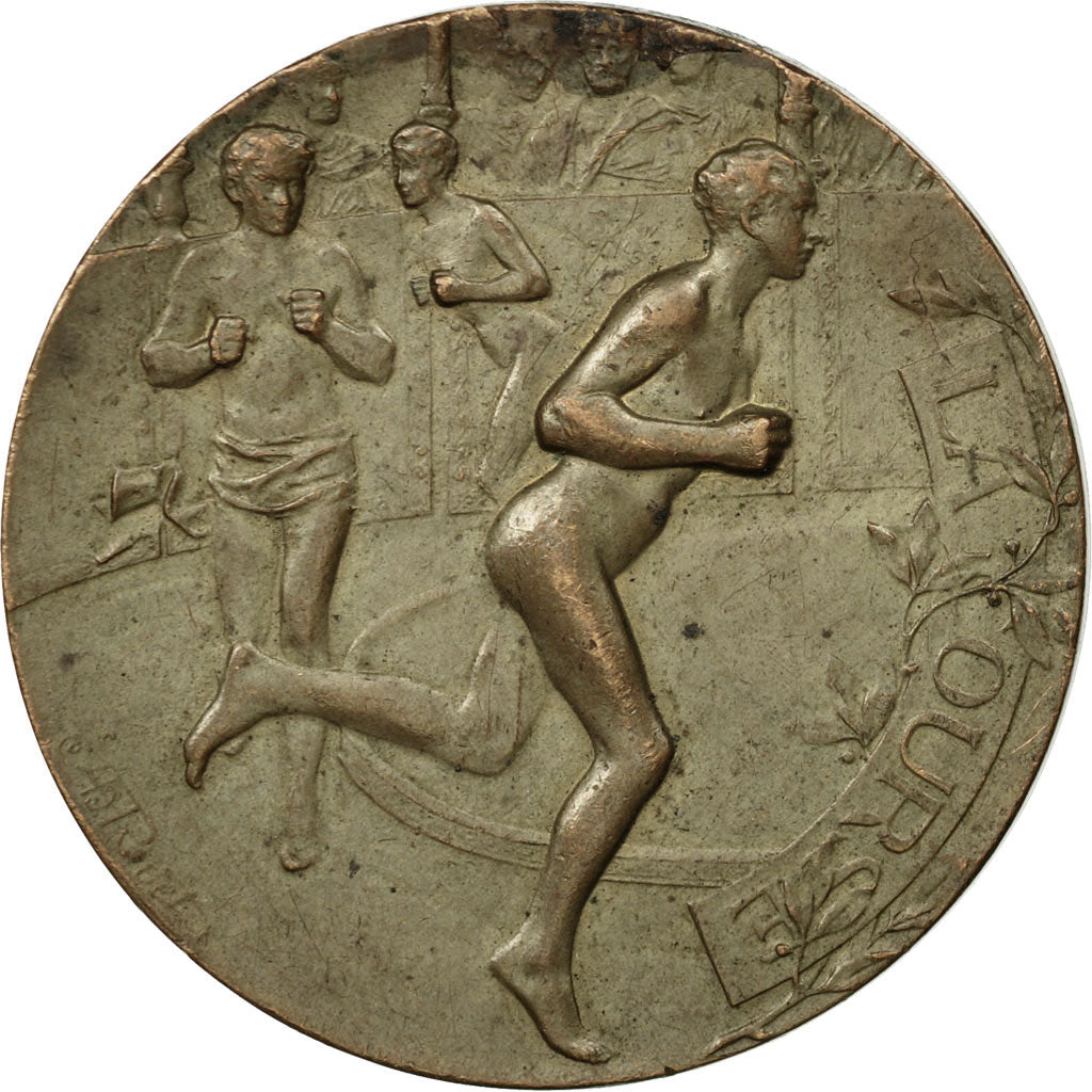 France, Medal, G.A.C.R, La Course, Rivet, EF(40-45), Bronze