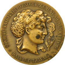 France, Medal, Société Nationale d'encouragement à l'agriculture, AU(50-53)