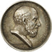 France, Medal, Médecine, Hippocrate, Lyon, Barre, AU(55-58), Silver