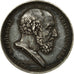 Frankrijk, Medaille, Médecine, Hippocrate, Lyon, Barre, PR, Zilver