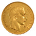 FRANCE, Napoléon III, 50 Francs, 1858, Paris, KM #785.1, AU(50-53), Gold, Gadour
