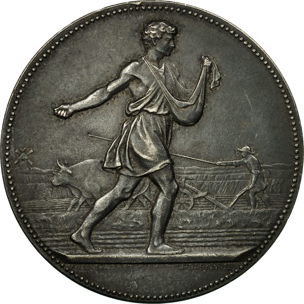 France, Medal, Agriculture, Prix de Viticulture, Morestel (Isère), 1874