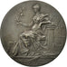 France, Medal, Musique, Le Luth Français, Rivet, MS(63), Silvered bronze