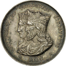 France, Medal, Hôpitaux Civils de Lyon, Childebert, AU(55-58), Silver