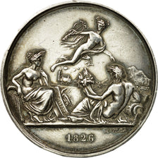 France, Medal, Chemin de Fer de Saint-Etienne à Lyon, 1826, Tiolier, MS(60-62)