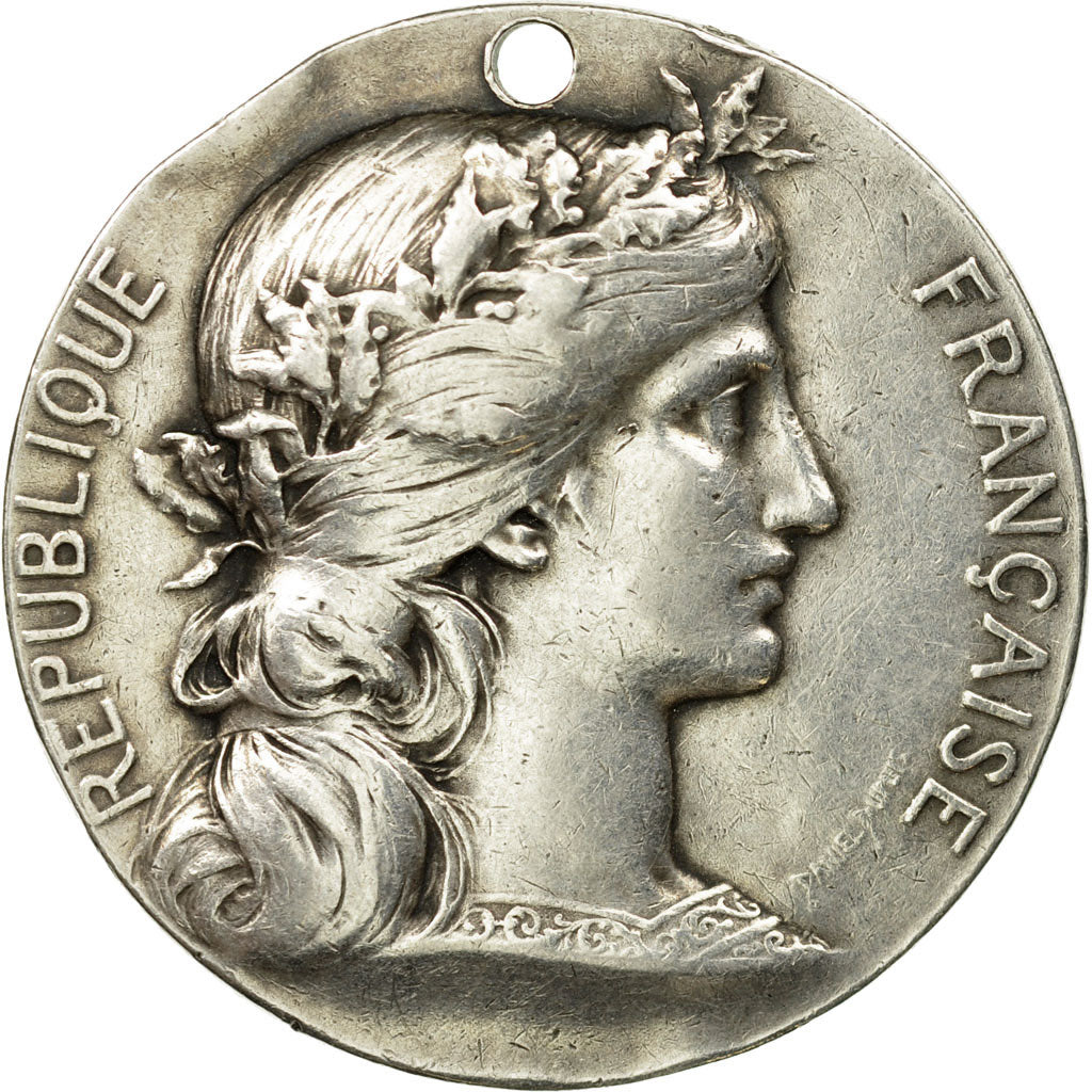 France, Medal, Ecole d'Arts et Métiers de Cluny, 1903, Dubois.A, AU(50-53)