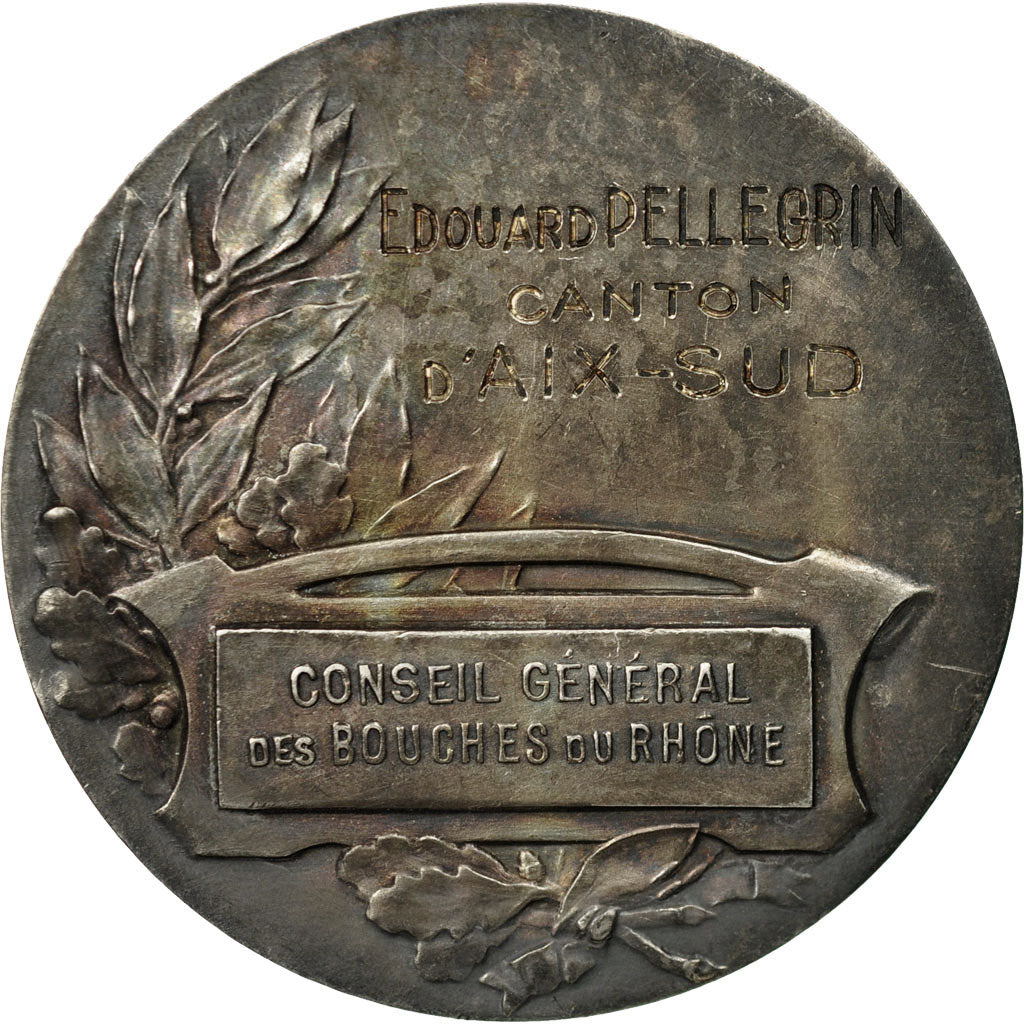 France, Médaille, Conseil Général des Bouches du Rhône, Aix-Sud, Fraisse