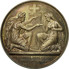 France, Medal, Mariage, Religion, 1857, Petit, MS(60-62), Vermeil