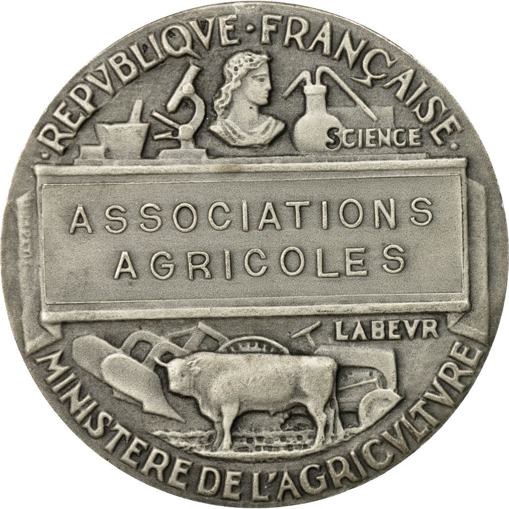 Francia, medaglia, Ministère de l'Agriculture, Associations Agricoles, SPL-