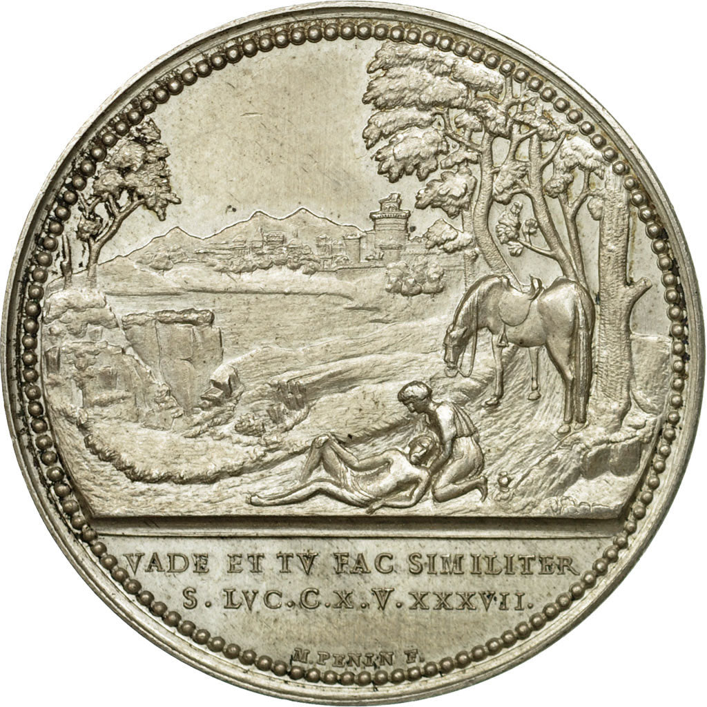 France, Jeton, Dispensaire général de Lyon, Penin, SUP, Argent