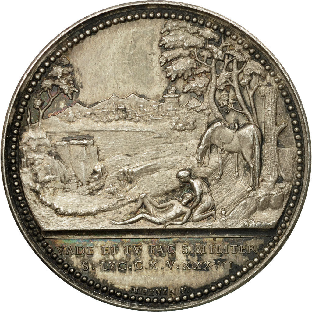 France, Token, Dispensaire général de Lyon, Penin, AU(55-58), Silver